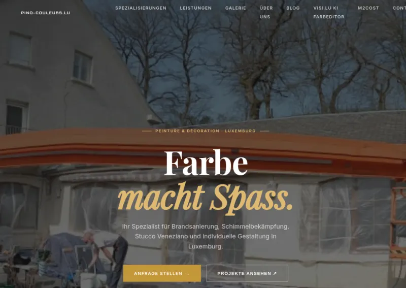 Screenshot pino-couleurs.com
